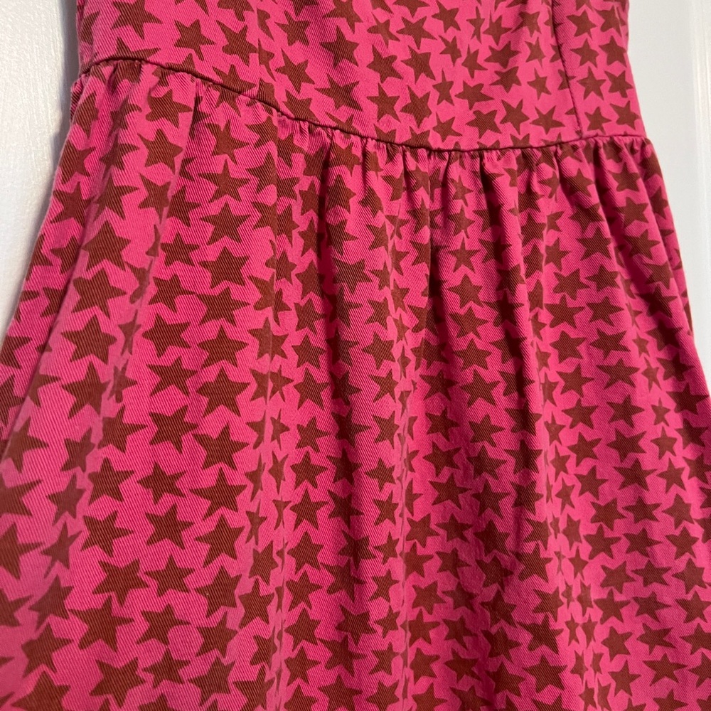 Pink Star Pattern Dress - Picture 2 of 4